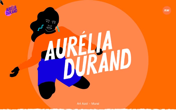 Aurélia Durand website preview