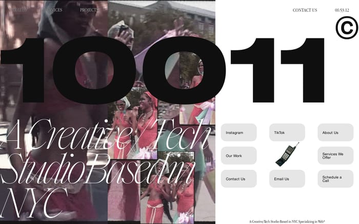 10011.co website preview