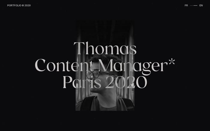 Thomas Bosc website preview