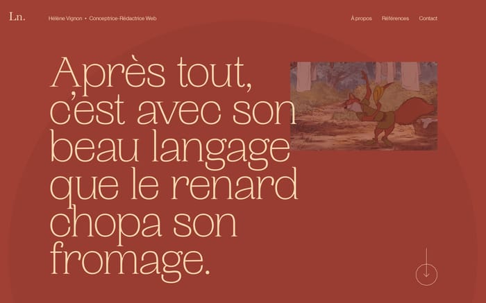 Hélène Vignon website preview