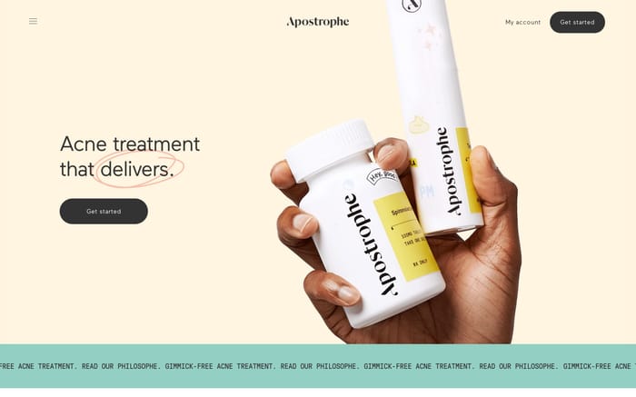 Apostrophe website preview