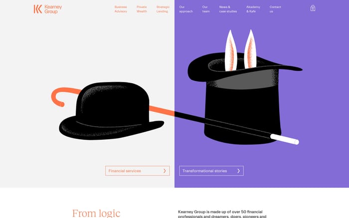 Kearney Group website preview