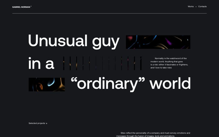 Gabriel Norman website preview