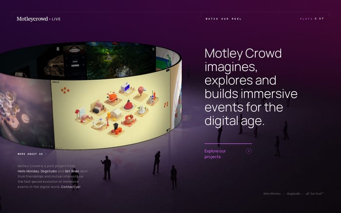 Motley Crowd website preview