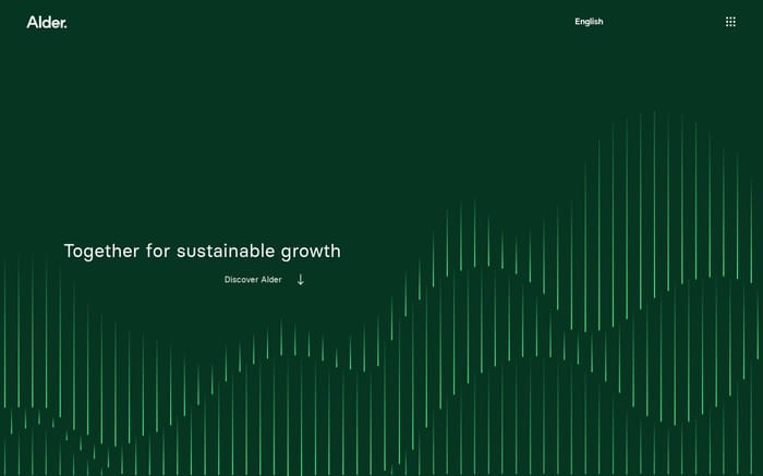 Alder website preview