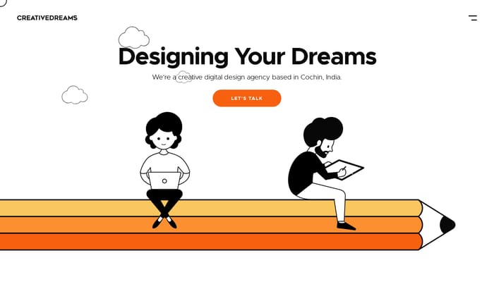 Creative Dreams Design website preview