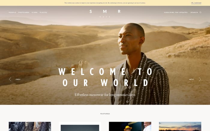 SMR Days website preview