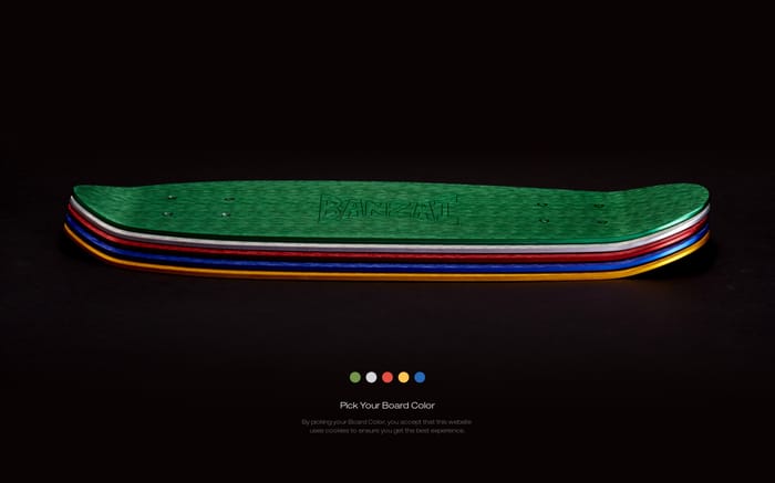 Banzai Skateboards website preview