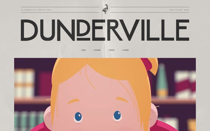 Dunderville website preview