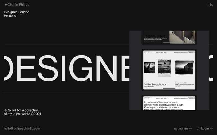Charlie Phipps website preview