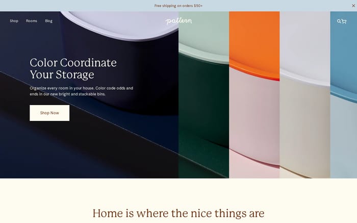 Pattern Brands website preview
