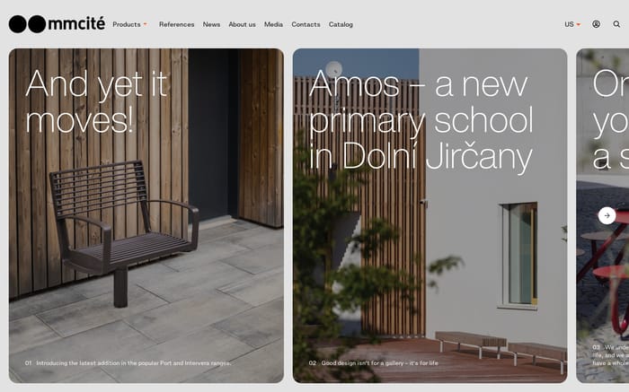 Mmcité website preview
