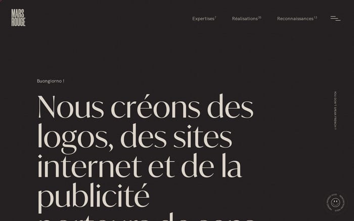 Mars rouge website preview