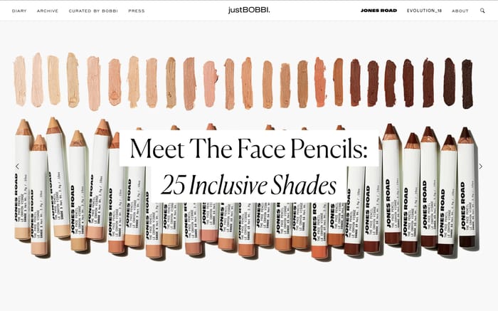 justBOBBI website preview