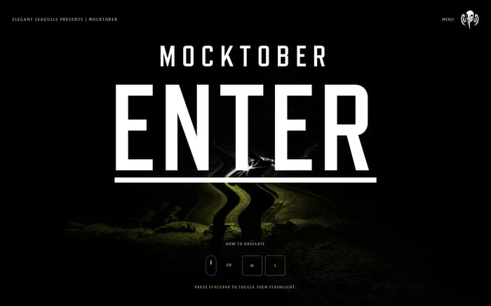 Mocktober 2019 website preview