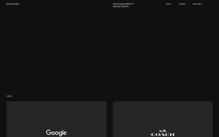 Garret Schauteet website preview