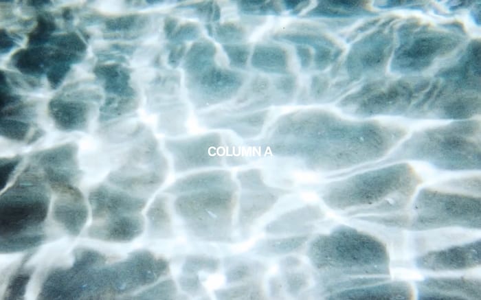 Column A website preview