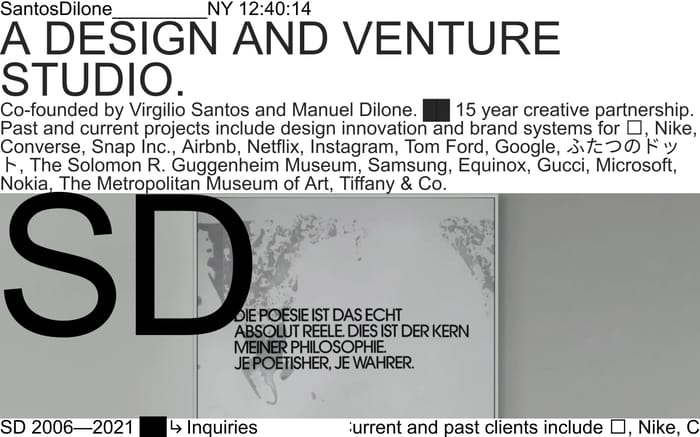 SantosDilone website preview