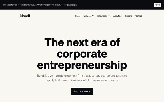 Bundl website preview
