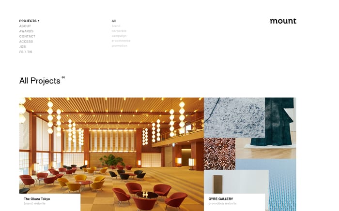 Mount website preview
