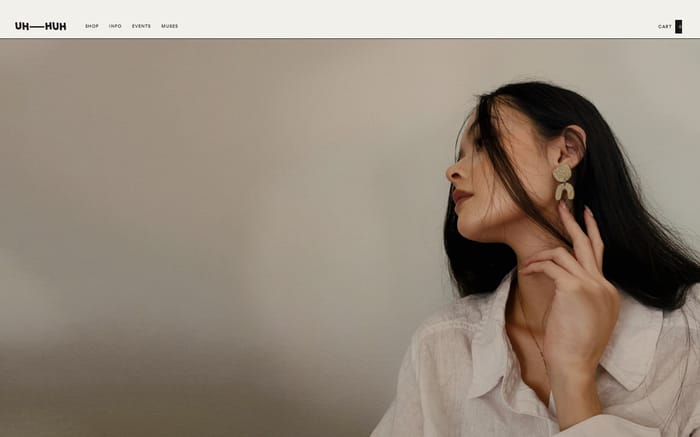 Uh–Huh website preview