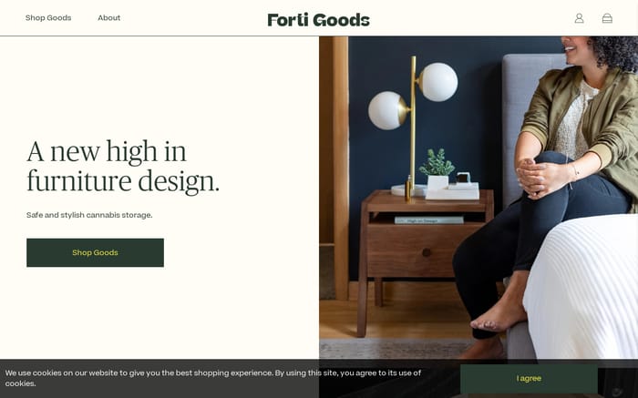 Forti Goods website preview