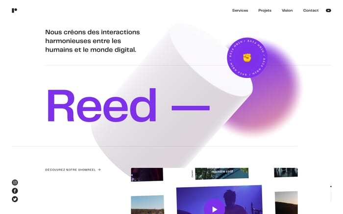 Reed website preview