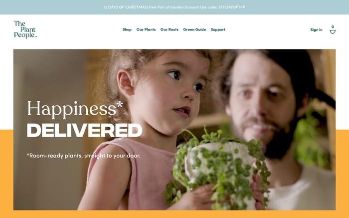 The Plant People website preview