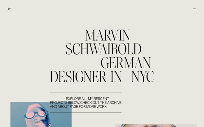 Marvin Schwaibold website preview