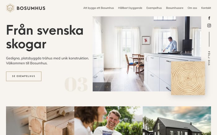 Bosumhus website preview
