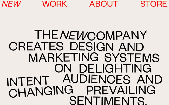 The new company website preview