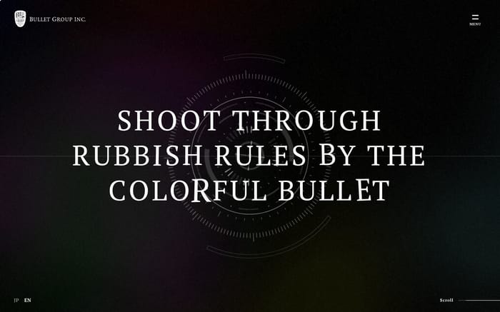 Bullet Group Inc. website preview