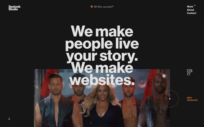 Spatzek Studio website preview