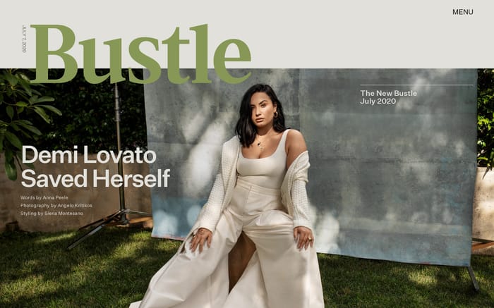 Bustle website preview