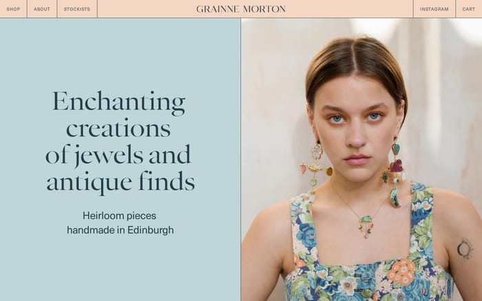 Grainne Morton website preview