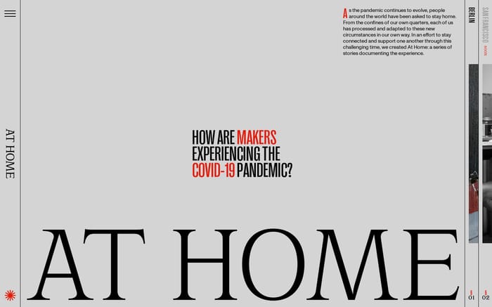At Home website preview