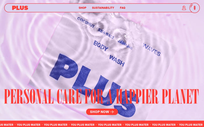 Plus website preview
