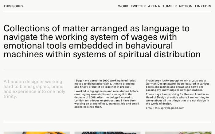 ThisisGrey website preview