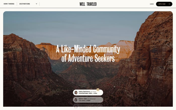 Well Traveled website preview