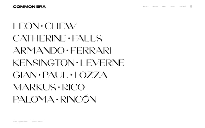 Common Era website preview