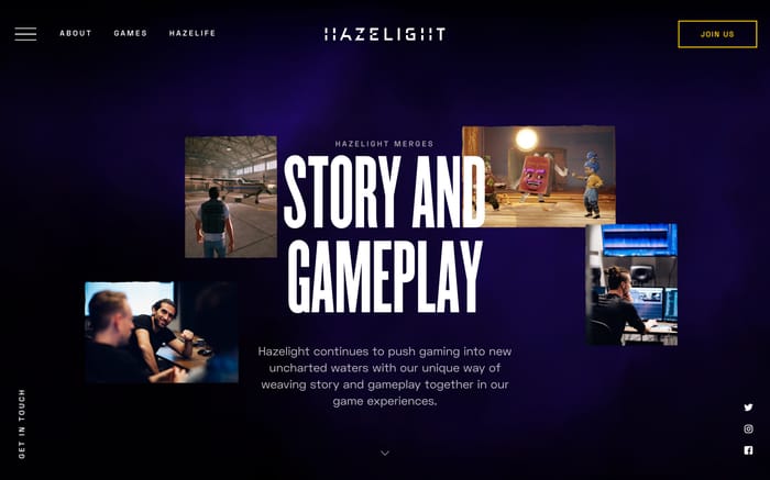 Hazelight website preview