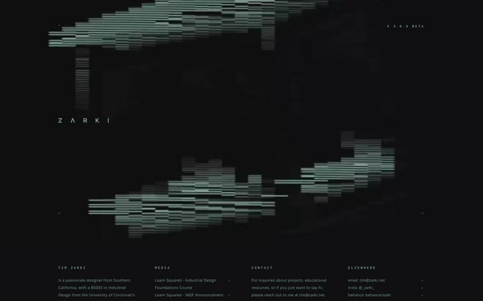 Tim Zarki website preview