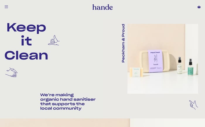 Hande website preview