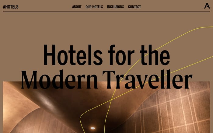  Ahotels website preview