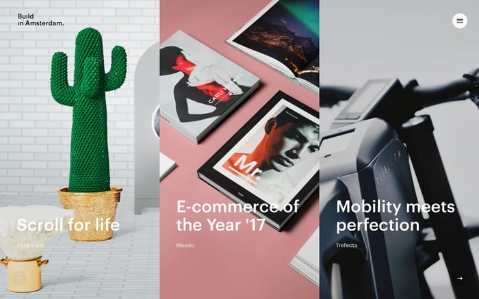 Build in Amsterdam - Strategy, branding & e-commerce website preview