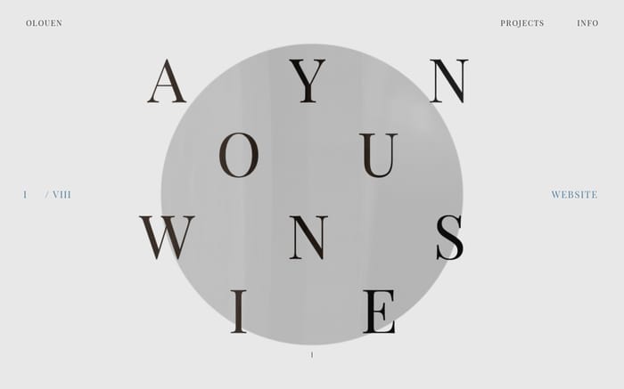 Olivier Ouendeno - Digital Art Director website preview