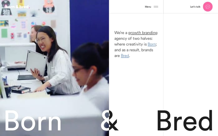 Born & Bred website preview
