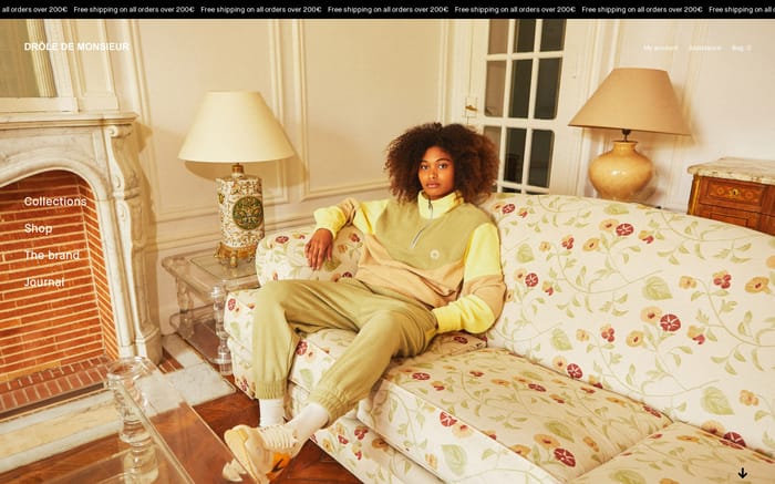 Drôle de Monsieur website preview