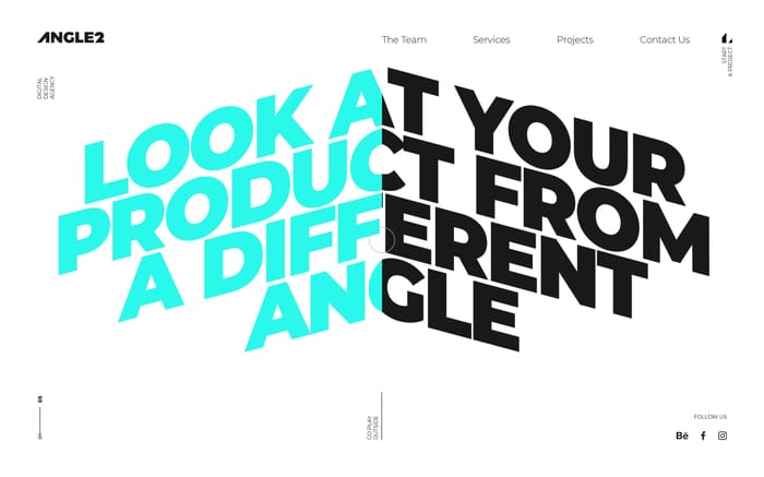 Angle2 | Design Agency website preview