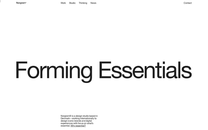 Norgram website preview
